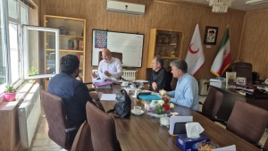 دبیر شبکه ایران یاران جوان استان اردبیل با مدیرکل جمعیت هلال احمر استان دیدار و گفتگو کرد