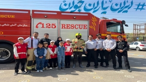 گرامیداشت روز آتش‌نشان با همکاری شبکه ایران یاران جوان خراسان رضوی