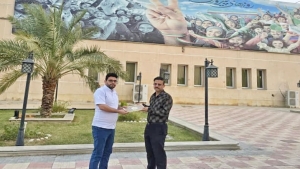 آغاز فعالیت مسئول کمیته مالی و پشتیبانی شهرستان جم با تجدید میثاق با شهدا