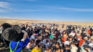 کودکان دندی شادی را به آسمان فرستادند